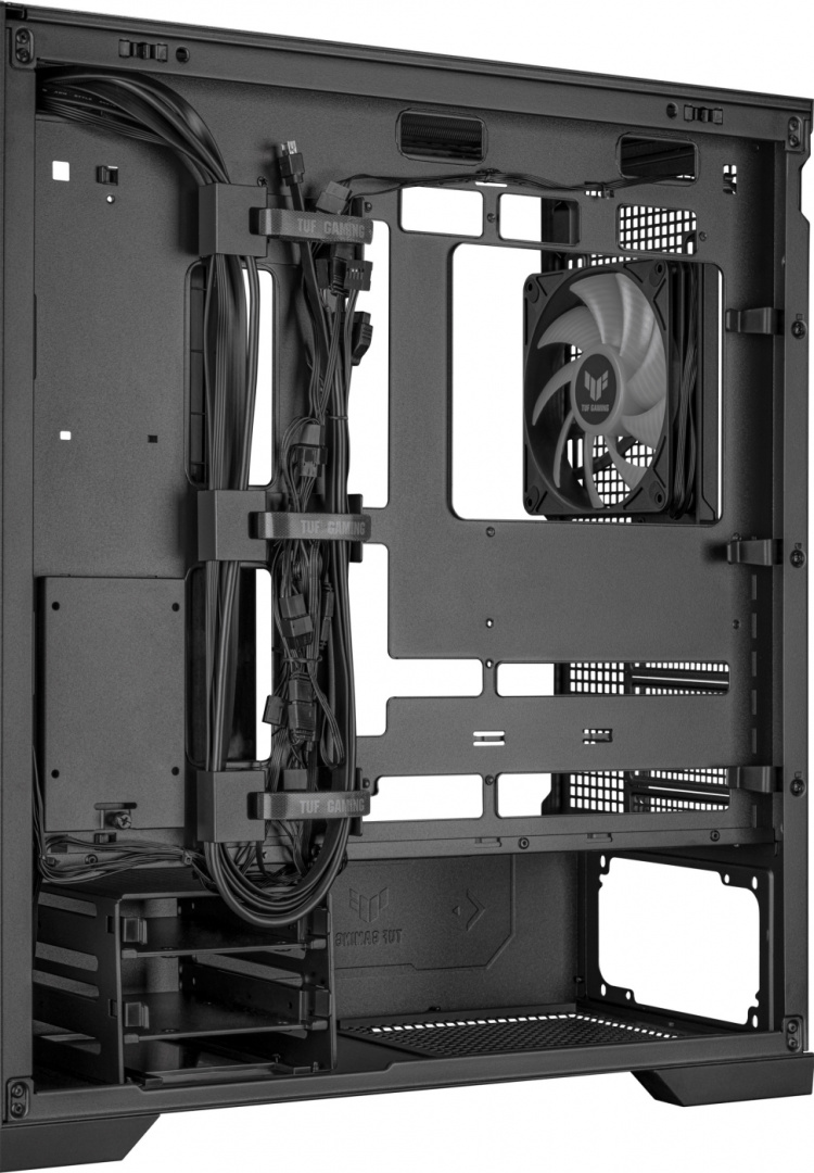 ASUS TUF Gaming GT302 TG ARGB ATX-kabinet med vindue, sort ASUS TUF Gaming GT302 TG ARGB ATX-kabinet med vindue, sort