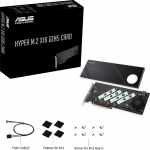 ASUS Hyper M.2 x16 Gen5-kortadaptere ASUS Hyper M.2 x16 Gen5-kortadaptere