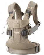 BabyBjörn Carrier One Air -sling, Grå Beige 3D Mesh