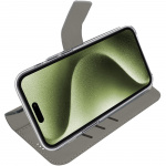 Celly Wally Wallet Case iPhone 16 Svart