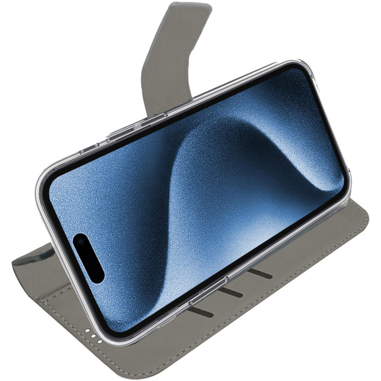 Celly Wally Wallet Case iPhone 16 Pro Svart