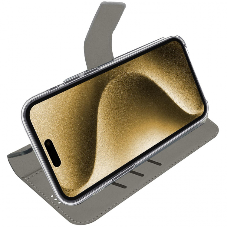 Celly Wally Wallet Case iPhone 16 Plus Svart