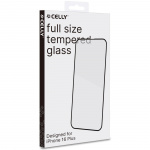 Celly Full Glass Skärmskydd Härdat glas iPhone 16 Plus
