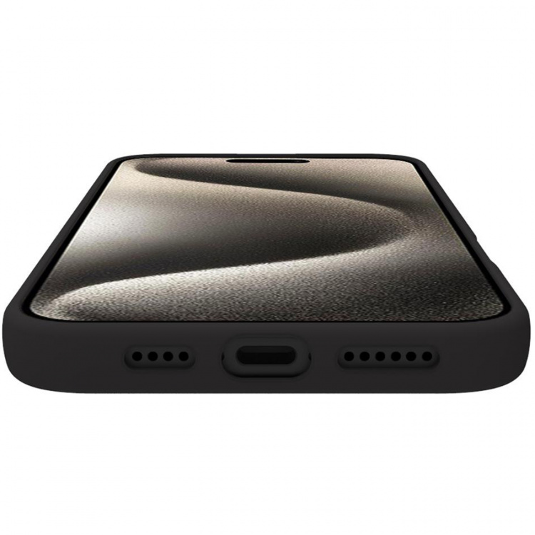 Celly Cromo Soft rubber case iPhone 16 Plus Svart