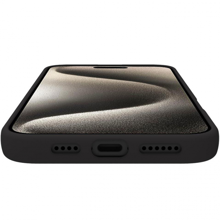 Celly Cromo Soft rubber case iPhone 16 Pro Max Svart