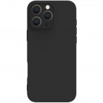 Celly Cromo Soft rubber case iPhone 16 Pro Max Svart