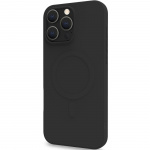 Celly Cromomag Magnetic Soft rubber case MagSafe iPhone 16 Pro Max Svart