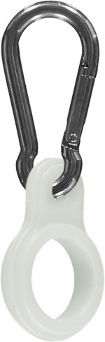 Chilly\'s Bottles karabinhage hvid, beslag