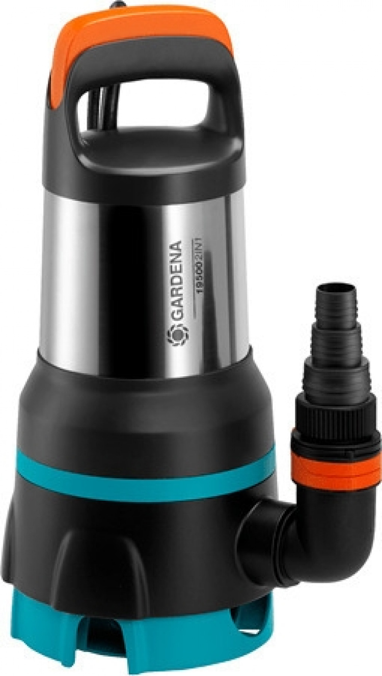 GARDENA slangepumpe 19500, til klart og snavset vand