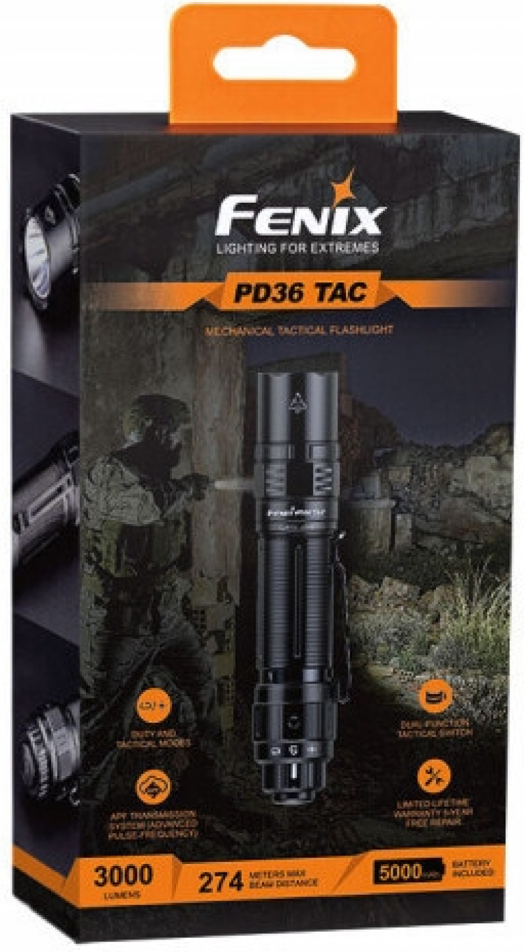 Fenix PD36 TAC lommelygte