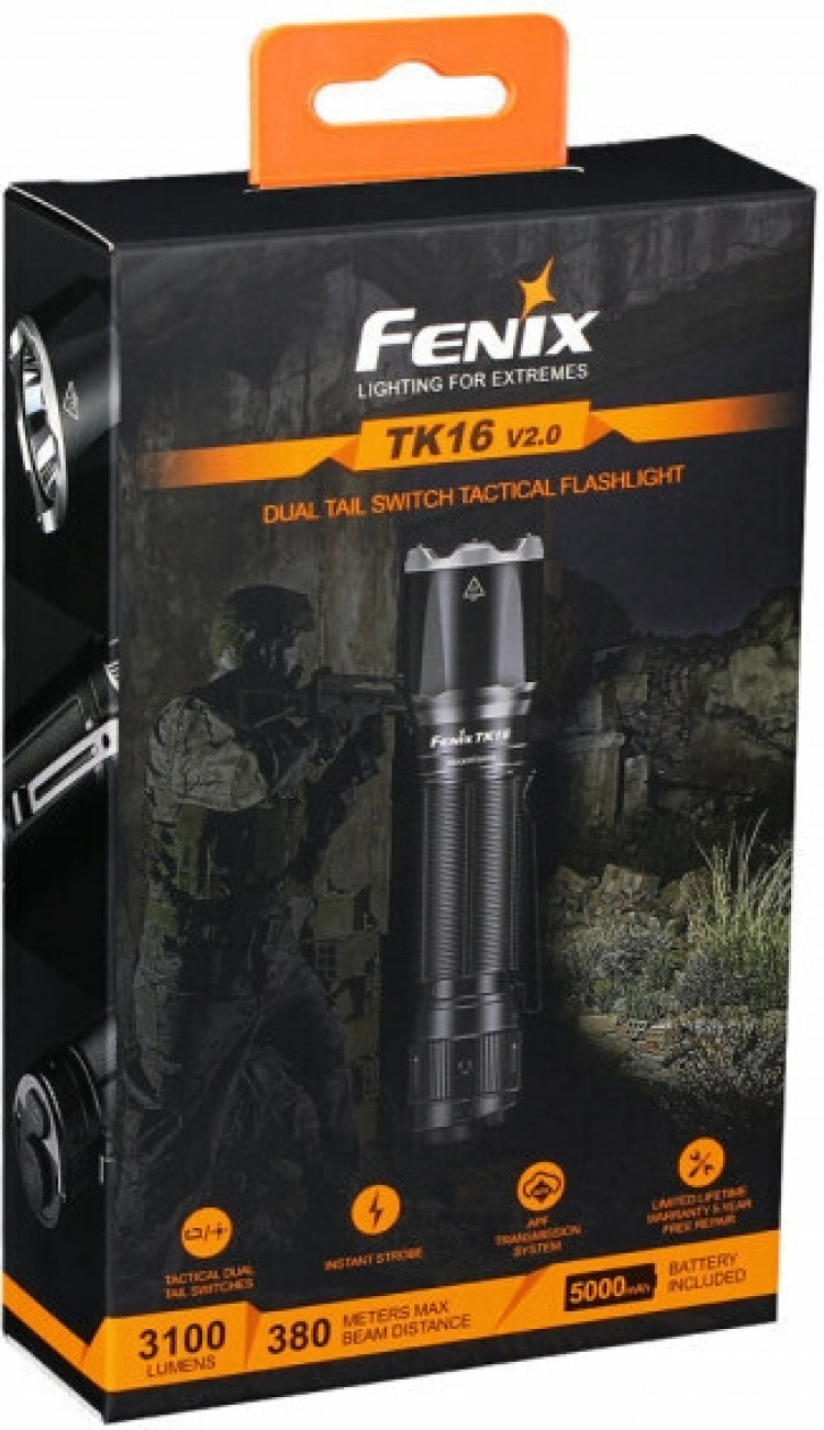 Fenix TK16 V2.0 taktisk lommelygte