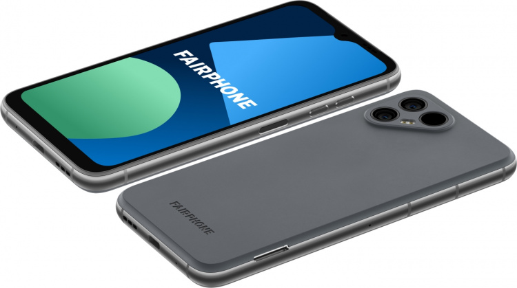 Fairphone 4 5G telefon, 128/6 GB, grå Fairphone 4 5G telefon, 128/6 GB, grå