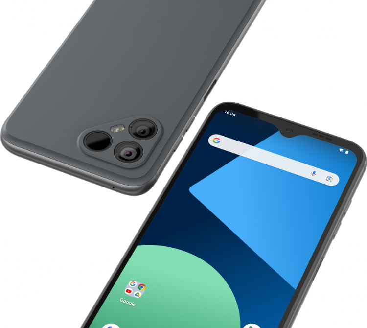 Fairphone 4 5G-telefon, 256/8 GB, grå