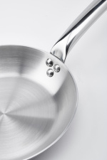 De Buyer Alchimy stegepande, 32 cm, rustfrit stål