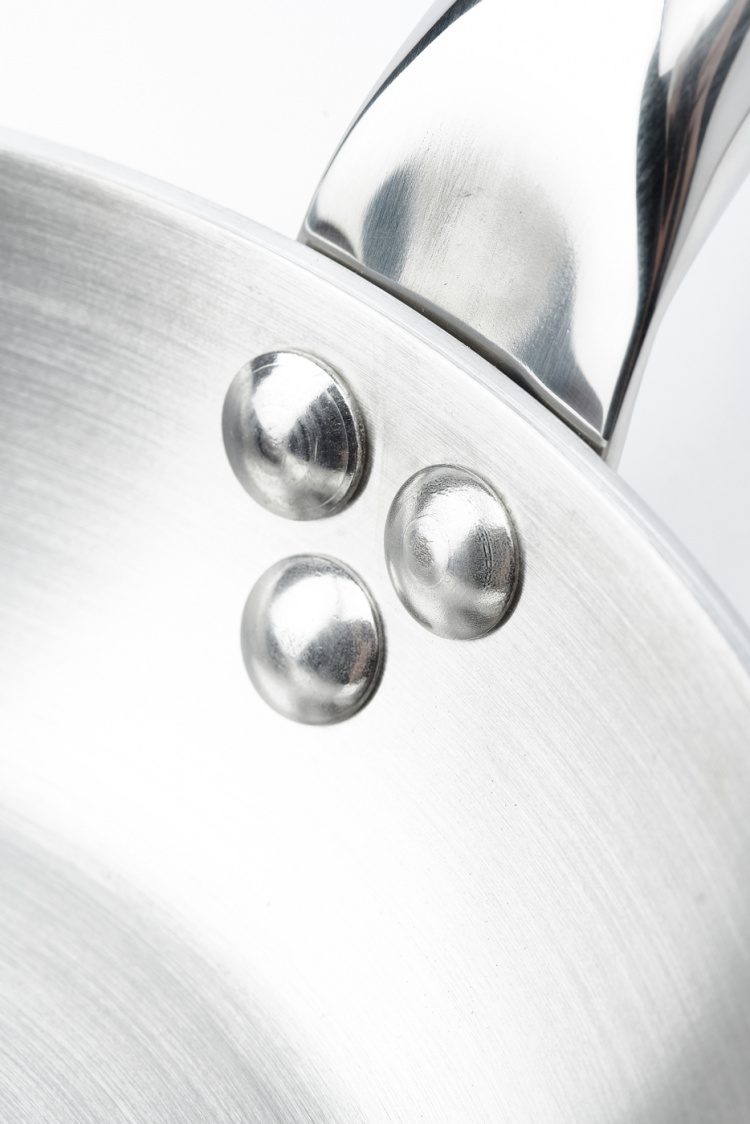 De Buyer Alchimy stegepande, 32 cm, rustfrit stål