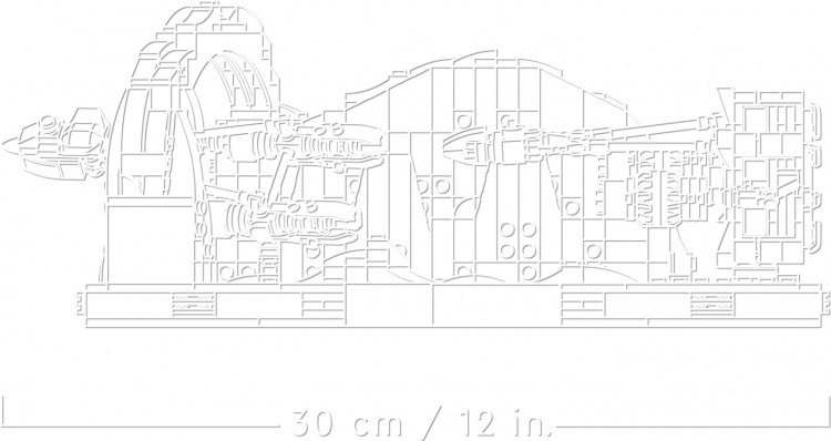 LEGO Star Wars 75380 - Mos Espa Podrace™-diorama