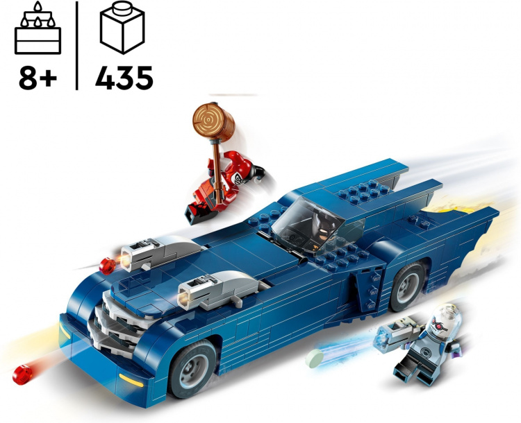 LEGO Super Heroes DC 76274 - Batman™ og batmobilen™ mod Harley Quinn™ og den hårde hund
