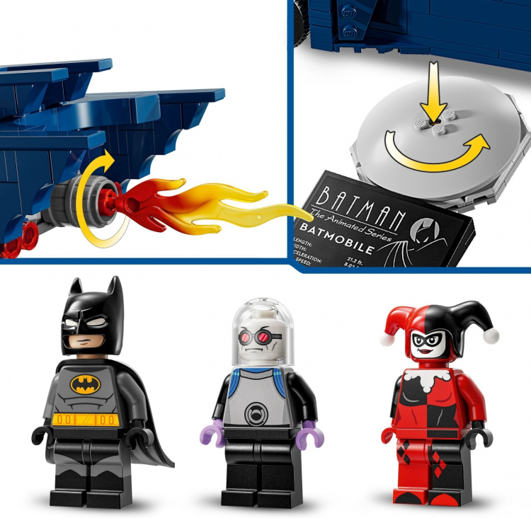 LEGO Super Heroes DC 76274 - Batman™ og batmobilen™ mod Harley Quinn™ og den hårde hund