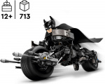 LEGO Super Heroes DC 76273 - Batman™-figur, der kan bygges, og Batpod-hjul LEGO Super Heroes DC 76273 - Batman™-figur, der kan bygges, og Batpod-hjul