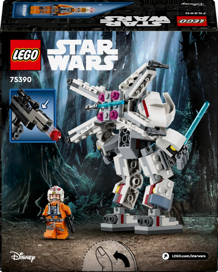 LEGO Star Wars 75390 - Luke Skywalker™ i X-wing™-robotdragt