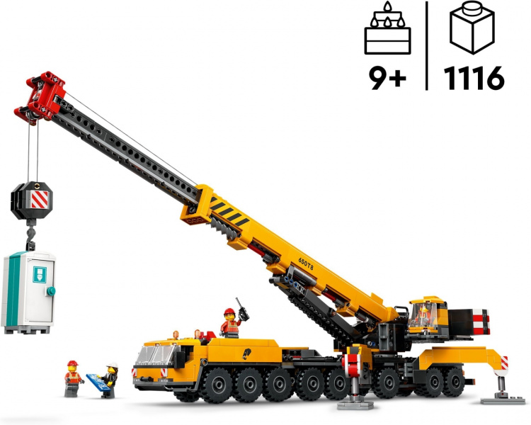 LEGO City Store køretøjer 60409 - Gul mobil byggekran