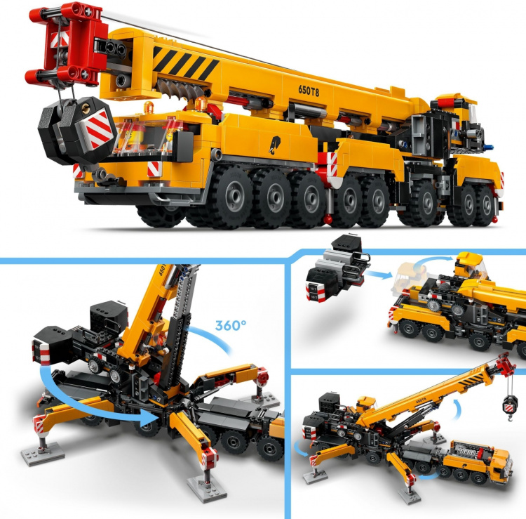 LEGO City Store køretøjer 60409 - Gul mobil byggekran