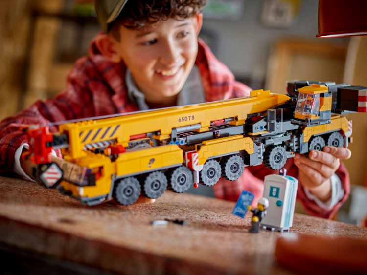 LEGO City Store køretøjer 60409 - Gul mobil byggekran