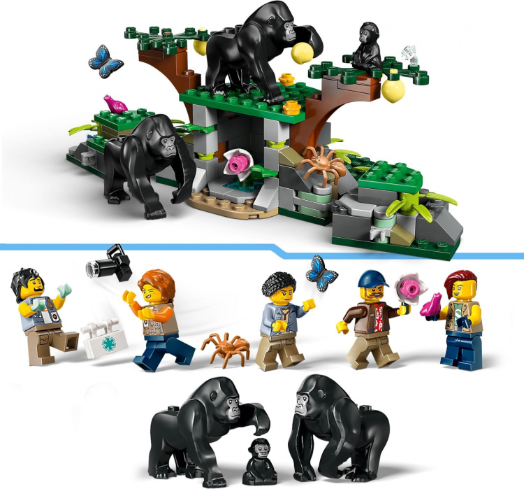 LEGO City Exploration 60437 - Jungleudforsker-helikopter i lejr LEGO City Exploration 60437 - Jungleudforsker-helikopter i lejr