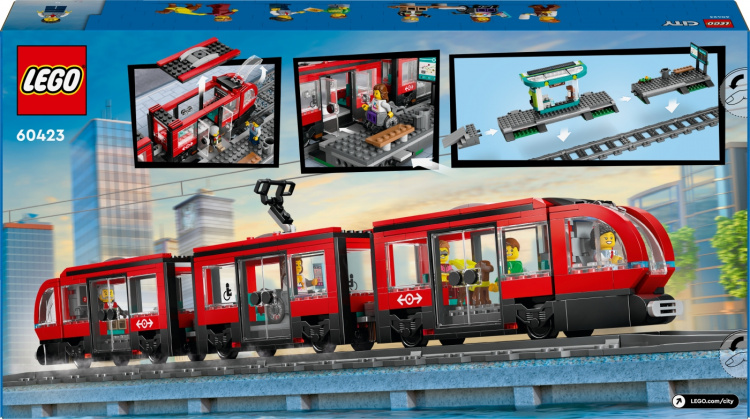 LEGO City Tog 60423 - ekspresstoppested i centrum LEGO City Tog 60423 - ekspresstoppested i centrum