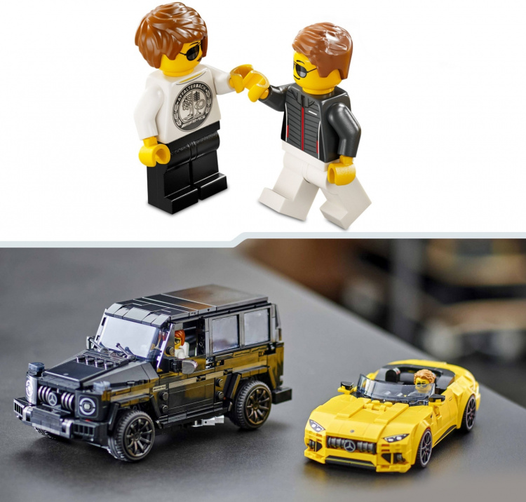 LEGO Speed Champions 76924 - Mercedes-AMG G 63 og Mercedes-AMG SL 63