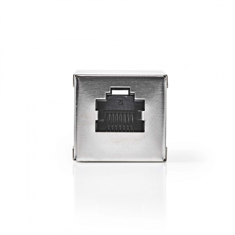 Nedis Netværkskobling | CAT5e / CAT6 | Skærmet | RJ45 Hun | RJ45 Hun | Lige | Metal | Box