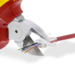 Nedis RJ45-stik | RJ45 Pass Through | Solid UTP CAT5e | Lige | Guldplateret | 10 stk. | Polycarbonate | Gennemsigtig | Box