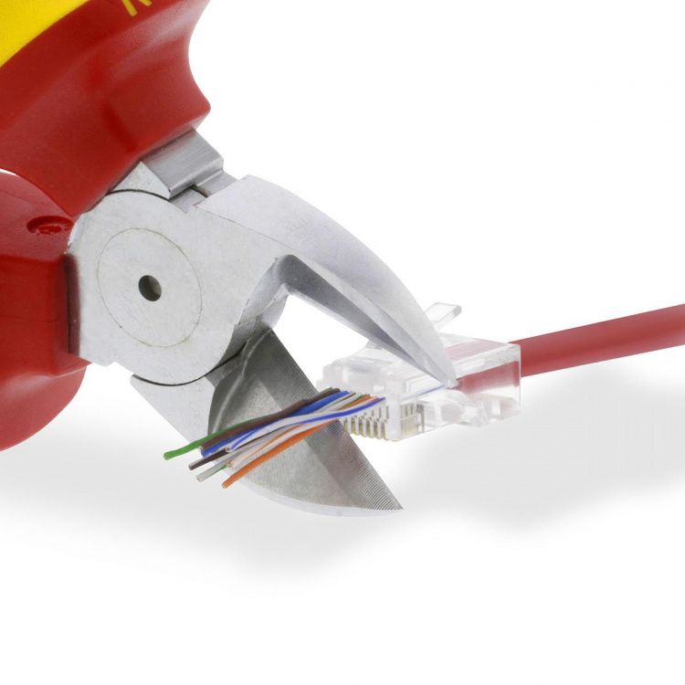 Nedis RJ45-stik | RJ45 Pass Through | Solid UTP CAT5e | Lige | Guldplateret | 10 stk. | Polycarbonate | Gennemsigtig | Box