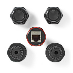 Nedis Netværkskobling | Udendørs | CAT6 | Skærmet | RJ45 Hun | RJ45 Hun | Lige | PVC | Box