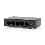 Nedis Netværk switch | Vind hastighed: Gigabit | Antal Ethernet-porte: 5