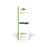 Nedis Netværk switch | Vind hastighed: Gigabit | Antal Ethernet-porte: 8