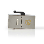Nedis Netværkskobling | CAT6a / CAT7 | Skærmet | RJ45 Hun | RJ45 Hun | Lige | Metal | Box