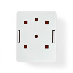 Nedis Netværksvægboks | Overflademontering | 1-Port port(s) | STP CAT6 | Lige | Hun | Guldplateret | PVC | Hvid | Box