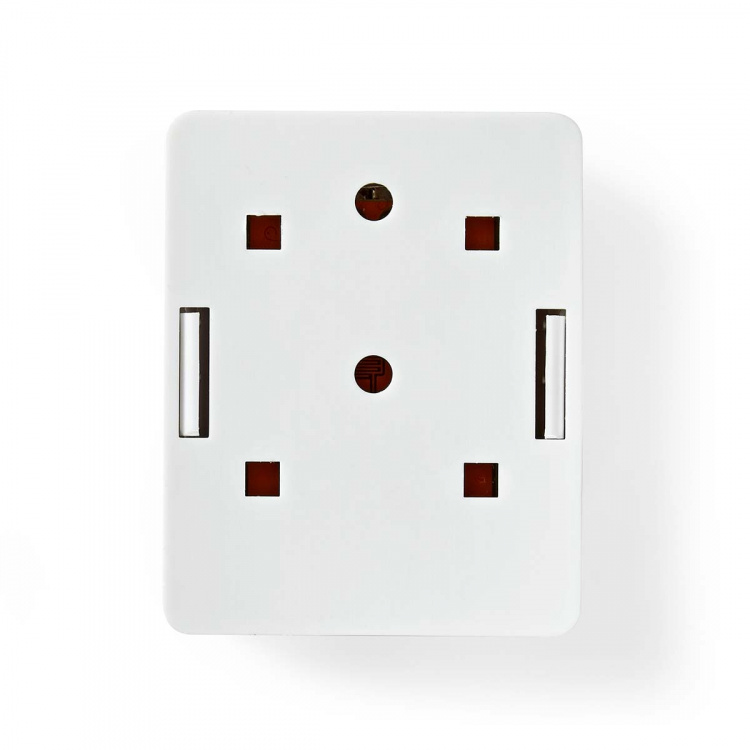 Nedis Netværksvægboks | Overflademontering | 1-Port port(s) | STP CAT6 | Lige | Hun | Guldplateret | PVC | Hvid | Box