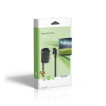 Nedis SCART Switchbox | SCART Han | 3x SCART Hun | Nikkelplateret | Maksimal opløsning: 800x480 | 0.50 m | Runde | PVC | Sort | Box