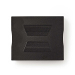 Nedis SCART-adapter | SCART Hun | SCART Hun | Nikkelplateret | Lige | ABS | Sort | 1 stk. | Box