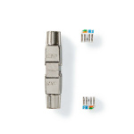 Nedis Netværkskobling | CAT7 | Skærmet | RJ45 Hun | RJ45 Hun | Lige | Metal | Box