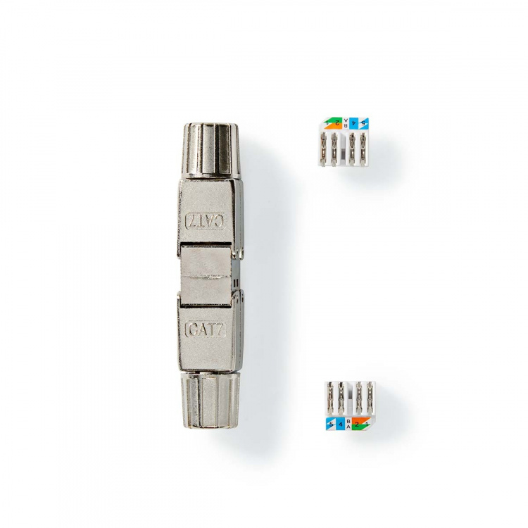 Nedis Netværkskobling | CAT7 | Skærmet | RJ45 Hun | RJ45 Hun | Lige | Metal | Box