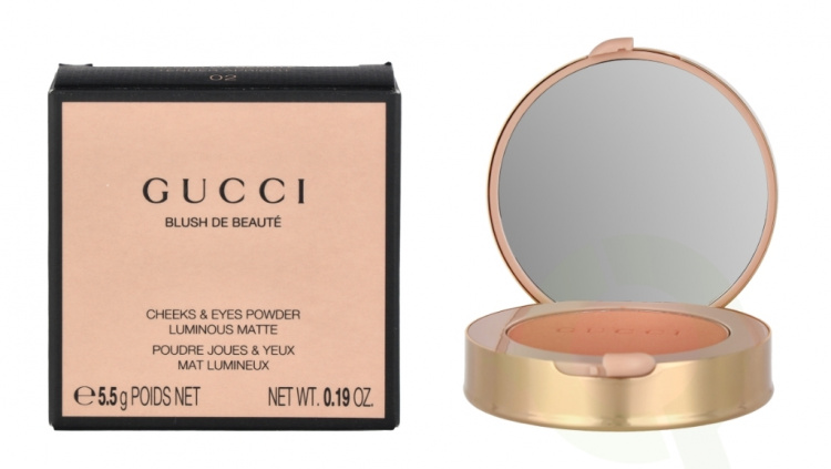 Gucci Cheeks & Eyes Powder Luminous Matte 5.5 g #02 Tender Apricot