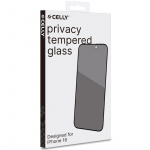 Celly Privacy Skärmskydd Härdat glas iPhone 16