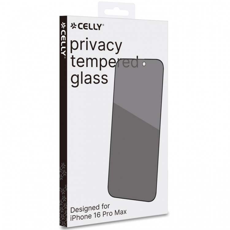 Celly Privacy Skärmskydd Härdat glas iPhone 16 Pro Max