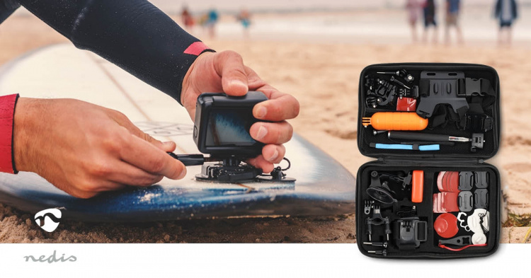 Nedis Action Cam Mount | 41 in 1 | Sort
