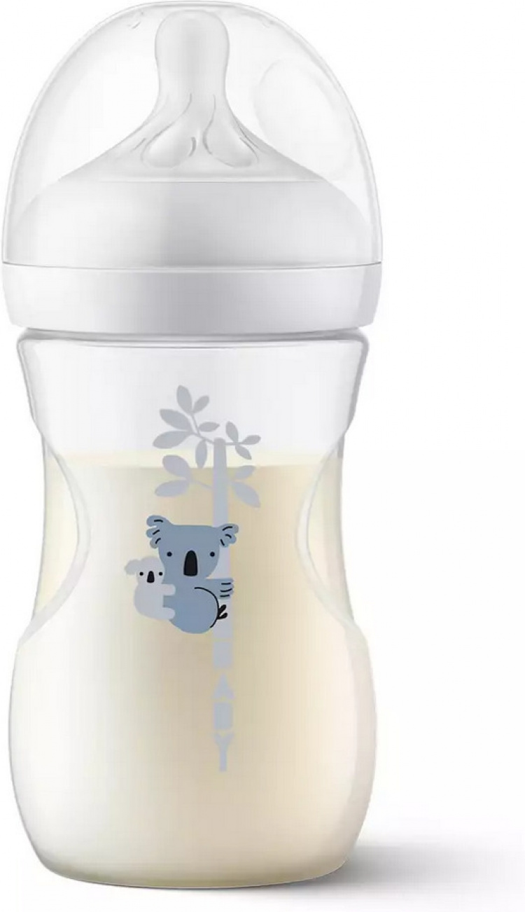 Philips Avent SCY903/67 Natural Response sutteflaske, 260 ml, koala Philips Avent SCY903/67 Natural Response sutteflaske, 260 ml, koala