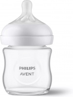 Philips Avent SCY930/01 Natural Response sutteflaske af glas, 120 ml