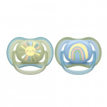 Philips Avent SCF085/58 Ultra Air-sutter 0-6 måneder, 2 stk, sol Philips Avent SCF085/58 Ultra Air-sutter 0-6 måneder, 2 stk, sol